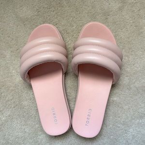 Pink flip flops